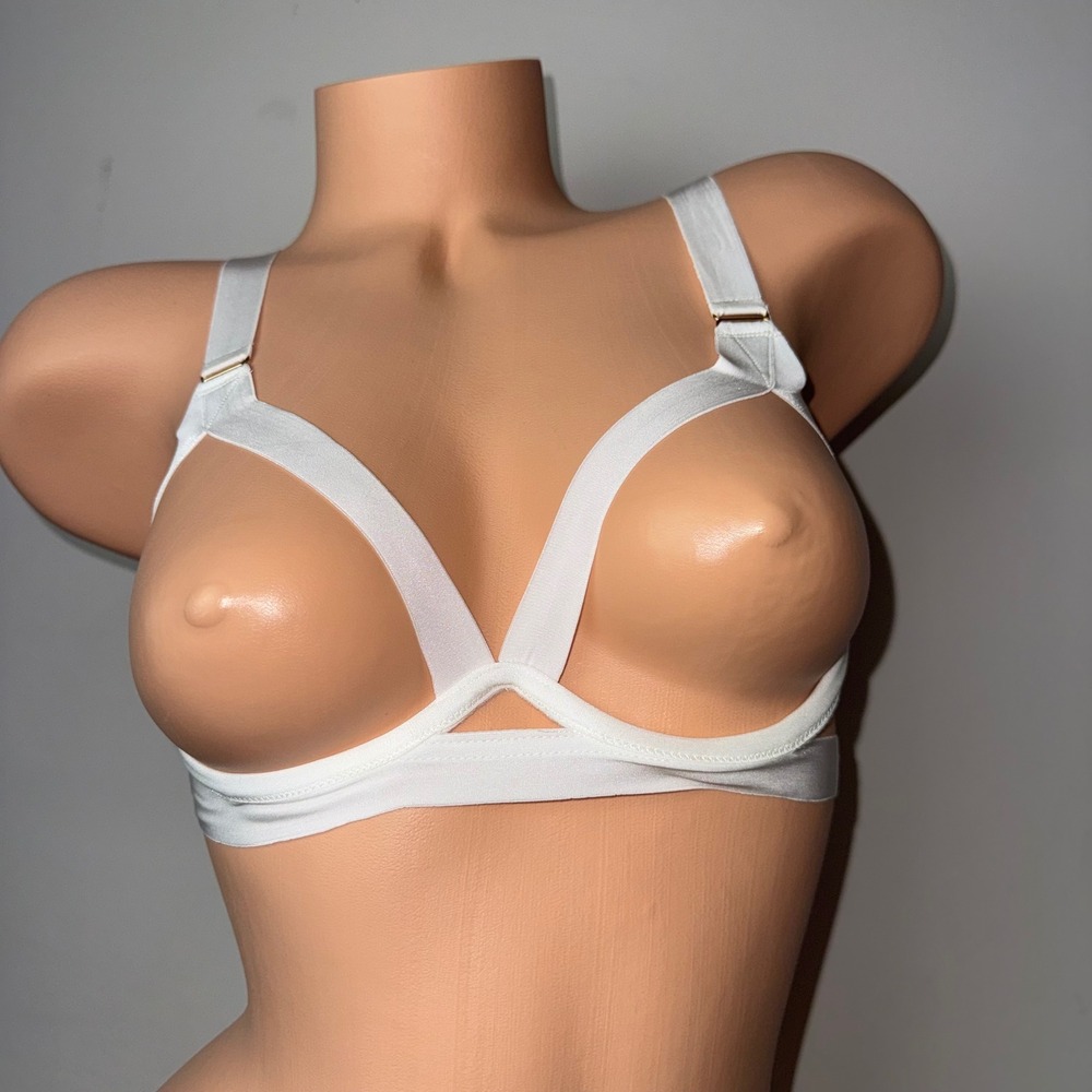 Cosabella Cleopatra Bondage Underwire Bra Moon Ivory White Size Small